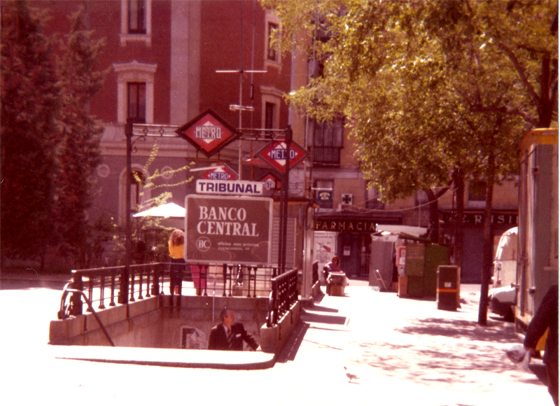 Puesto de chucherias de la señora Remedios en la calle de Barceló