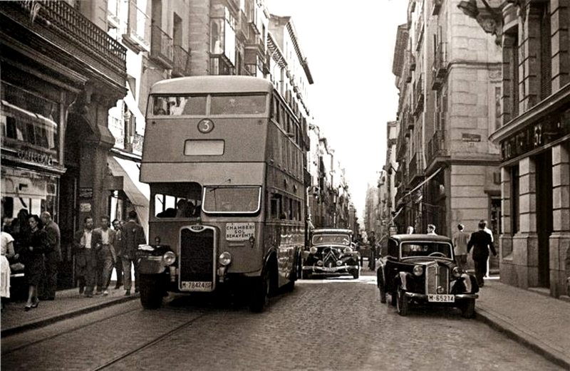 La calle de Hortaleza en 1948