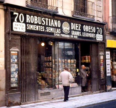 Tienda de semillas de Robustiano Dez Obeso