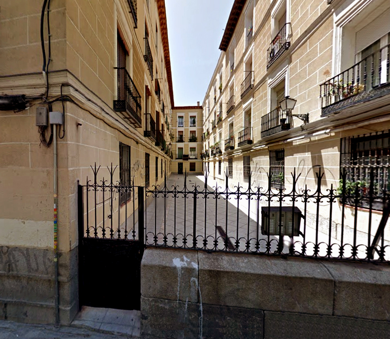 El patio de la calle de San Lorenzo