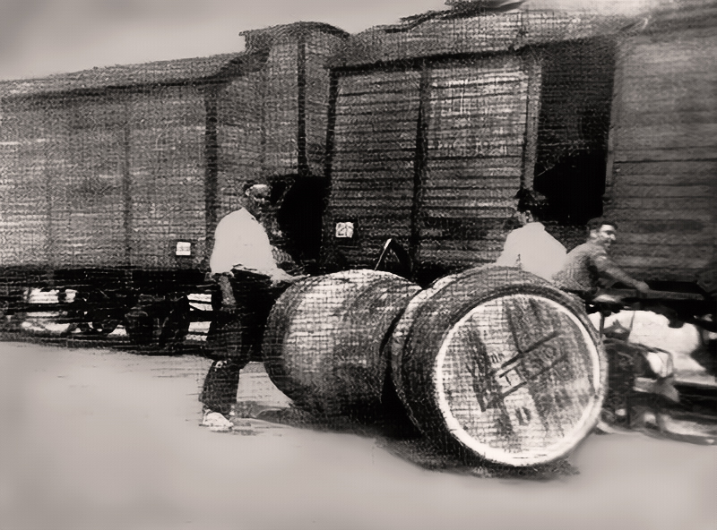 La bodegas se instalaron en los alrededores de la estacin