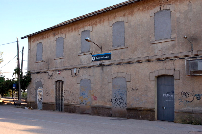 Estacin de Criptana clausurada