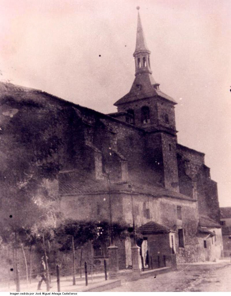 Imgenes del incendio de la iglesia parroquial