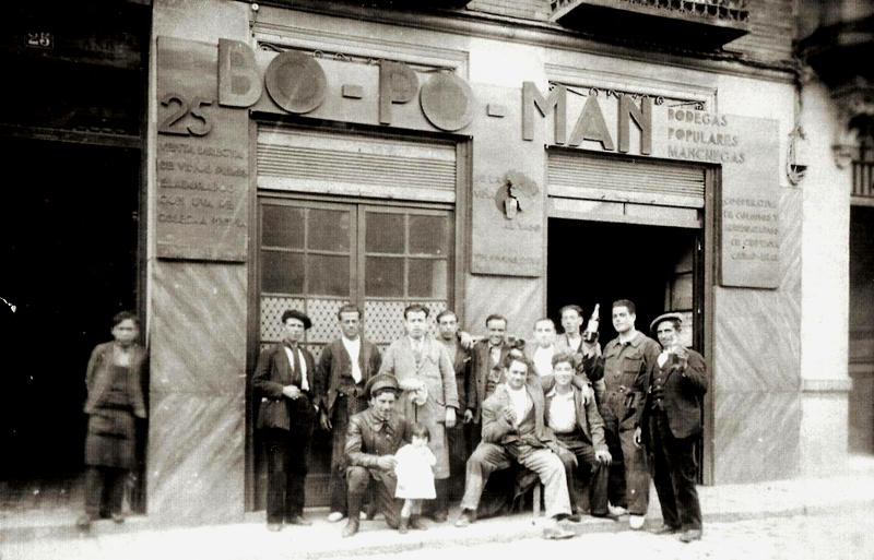 Despacho de vinos de mi abuelo Antioco en Madrid