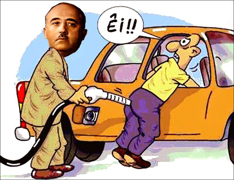 Lo de la gasolina de Franco nos dio mucho por culo