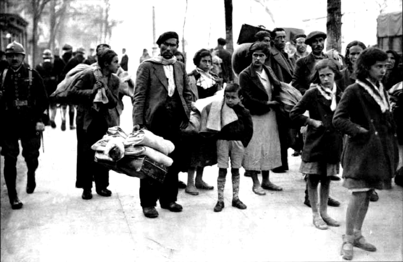 refugiados en Francia