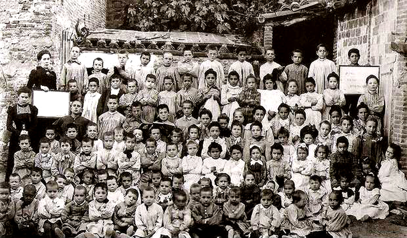 George Lawrence en su imprenta
