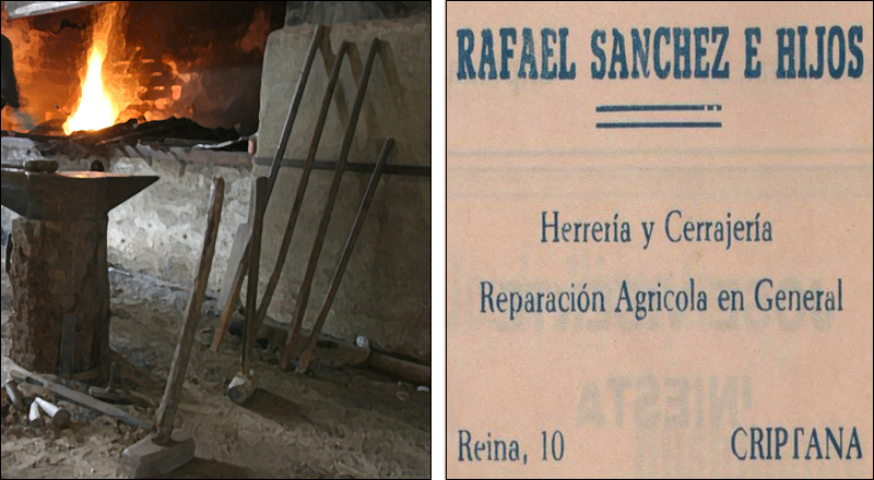 Rafael Snchez, el herrero