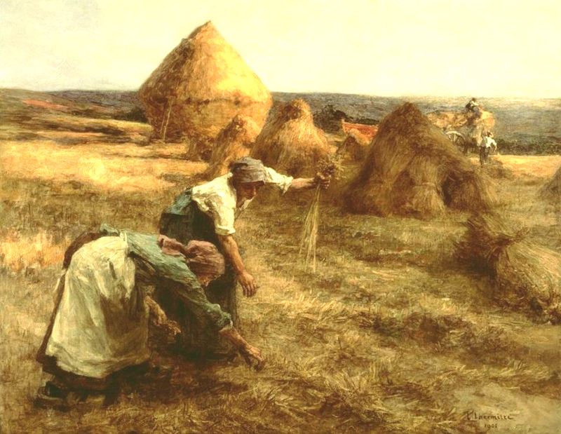 Cuadro Las Espigadoras de Lon Augustin L'hermitte