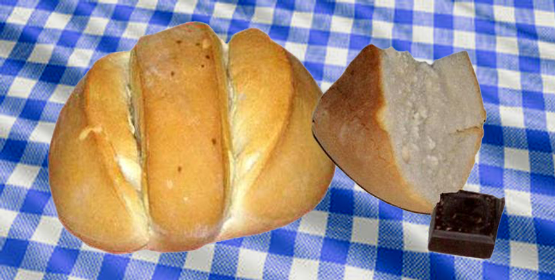 Pan con chocolate