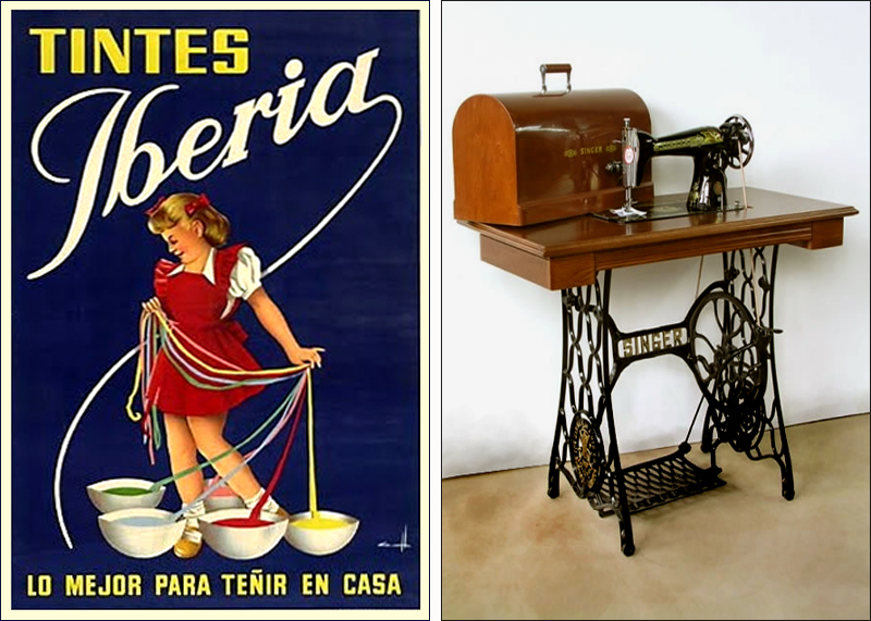 Tintoreros y costureras