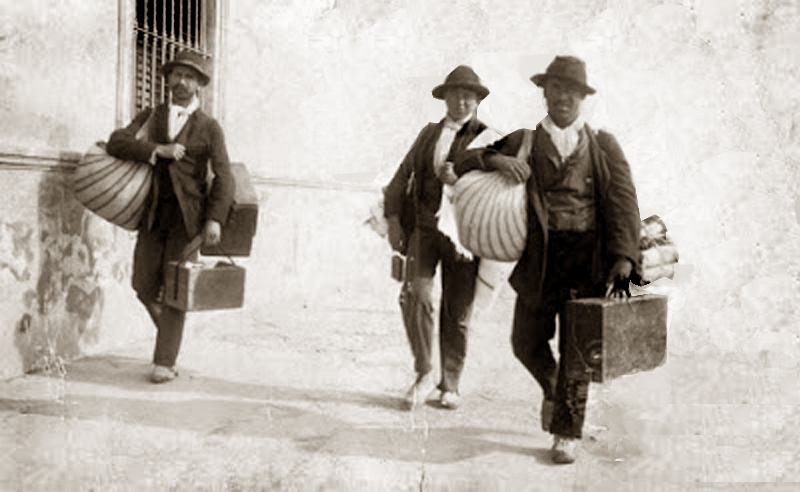 Gitanos en venta ambulante