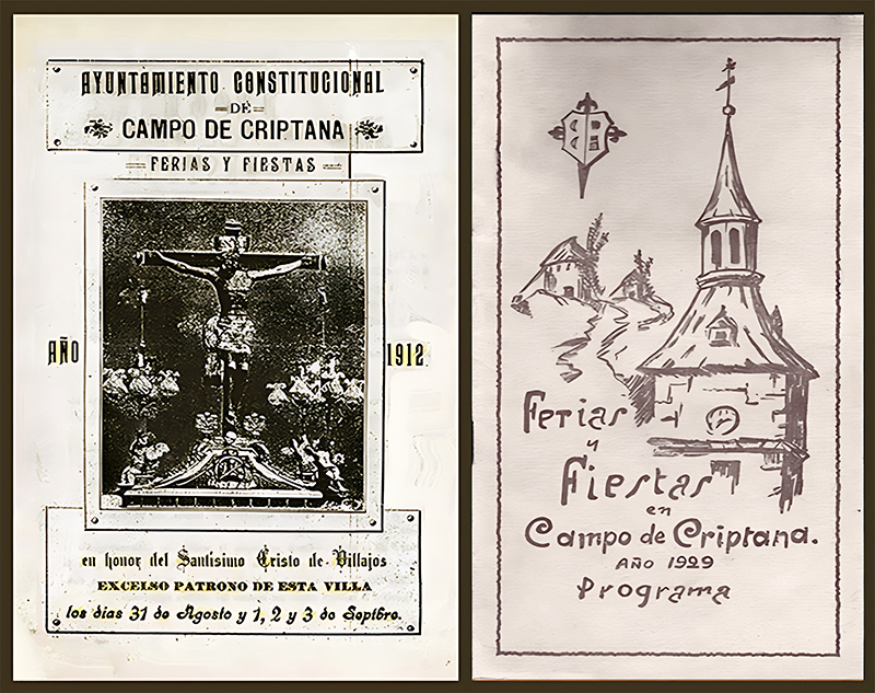 Programas de Feria de 1912 y 1929= width=