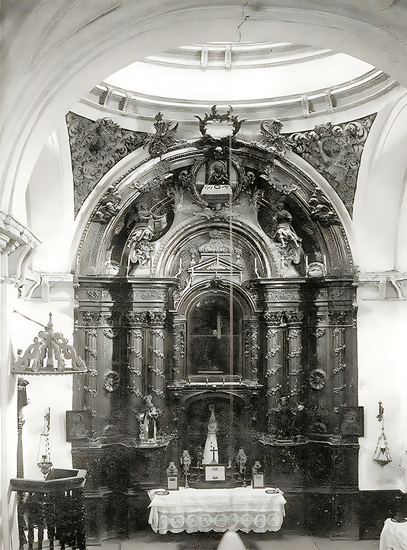 Antiguo retablo de la ermita de la Madre de Dios