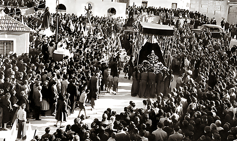 Sermn en el Calvario en 1957