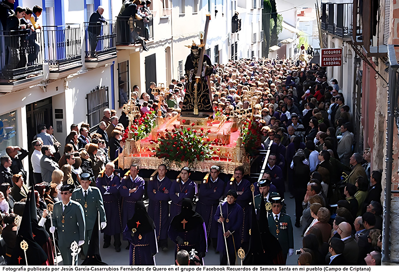 Procesin del Paso por la calle Cervantes