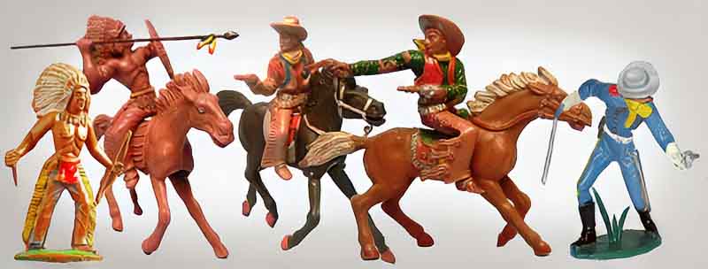 Vaqueros, indios y militares