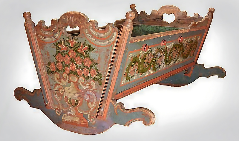 Cuna decorada