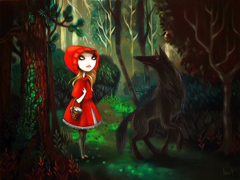 Caperucita y el lobo