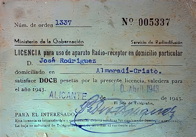 Permiso para tener radio