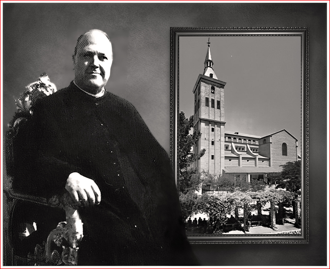 Lpida de enterramiento de don Gegorio Bermejo