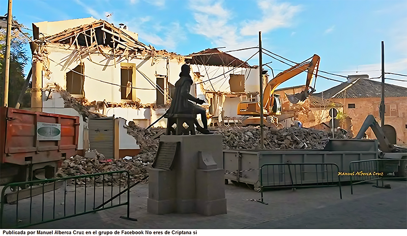 Demolicin de la ntigua Casa Parroquial