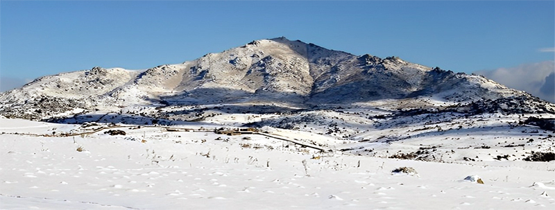 Cerro de San Pedro en invierno