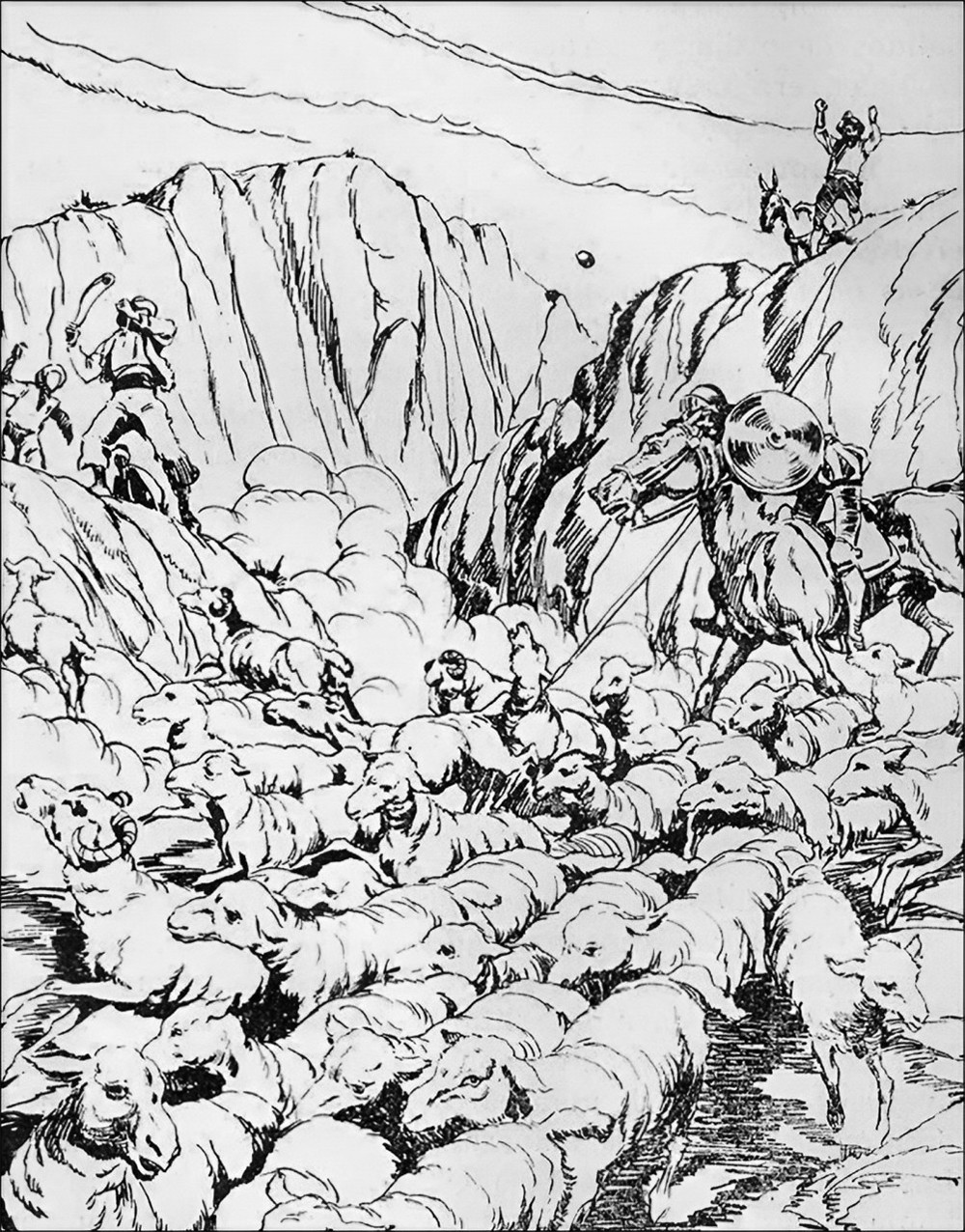 Boceto del mural de la Compaa 12