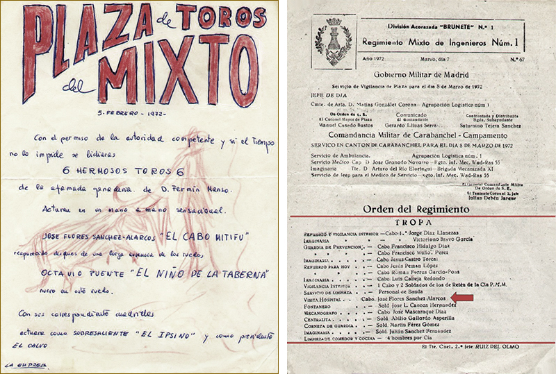 Cartel de mano de mi guardia de cabo y ltima Visita de Hospital