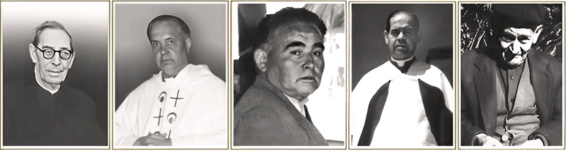 Don Julio, don Santos, Valero, Casimiro y Francisco