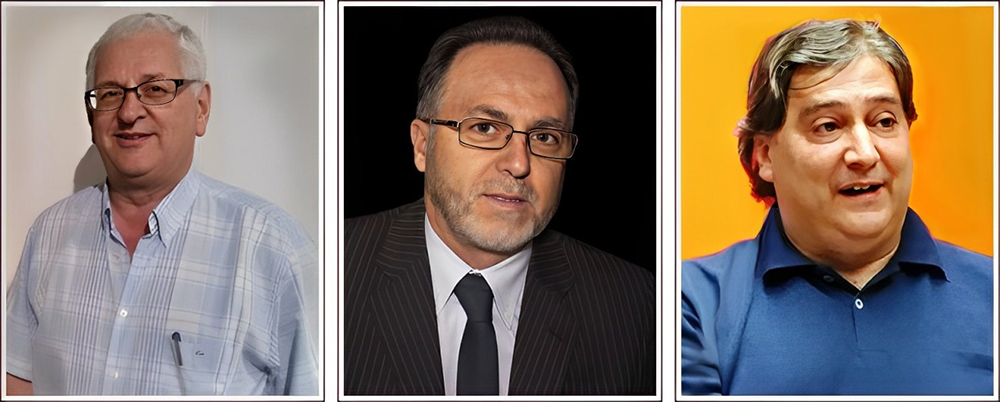 Paco Torres, Damin Muoz y Mariano Ucendo