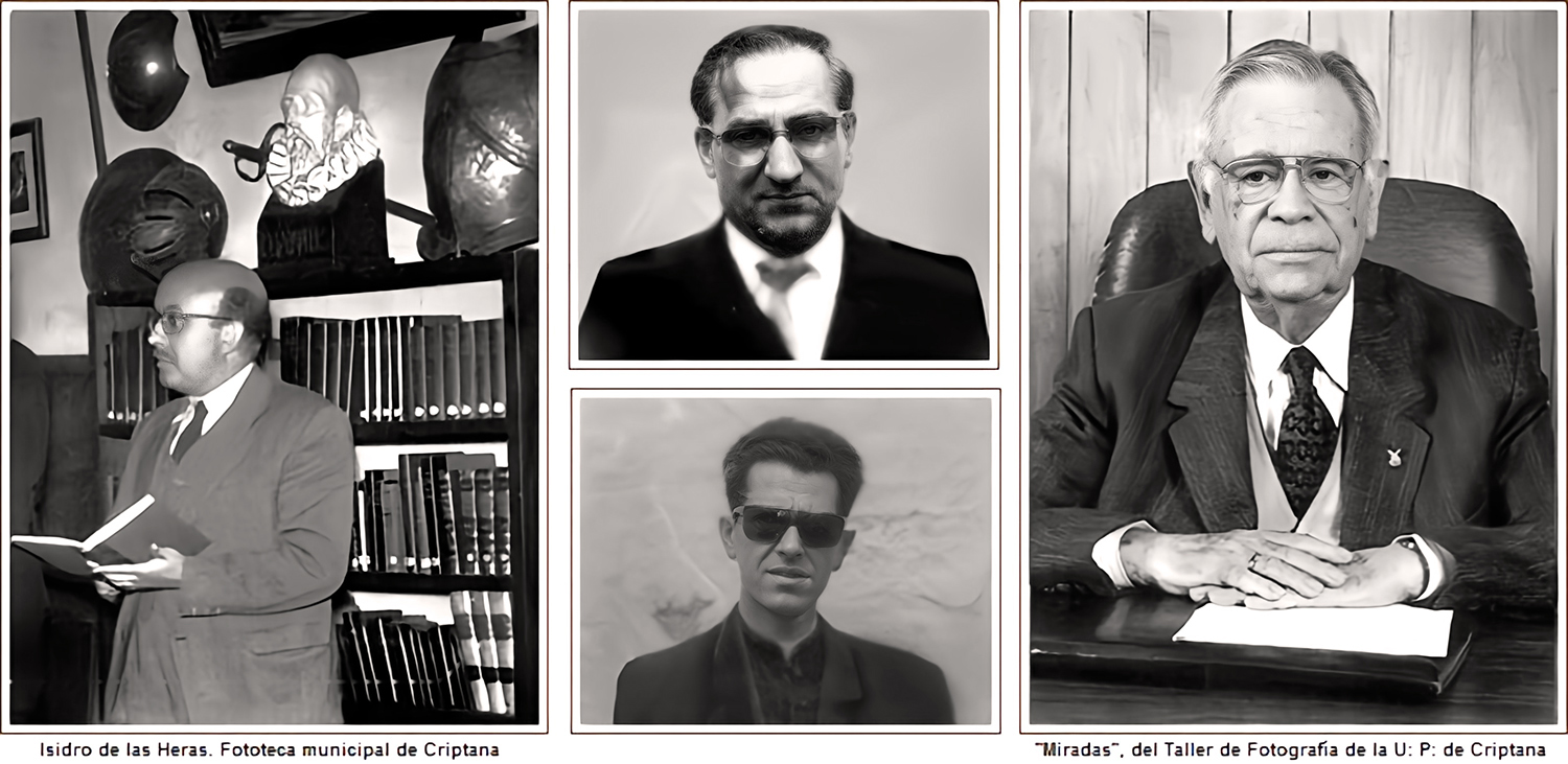 Don Jos Antonio Snchez-Manjavacas, don Venancio, don Francisco Flores, y don Rogelio Snchez Ruiz