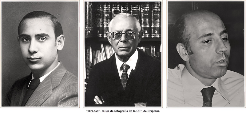 Don Feliciano Len, don Dmaso Alegre y don ngel Escudero
