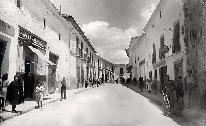 Calle de la Virgen en 1948