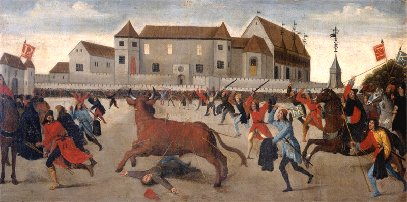 Fiesta de toros en 1506
