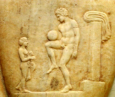 Juego de el pelota en la antigua Grecia