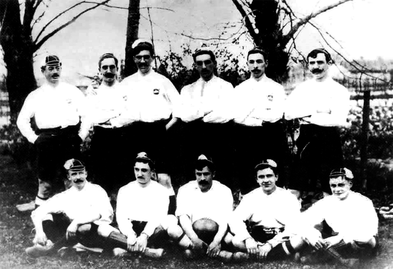 Equipo del Vizcaya que se proclamo campeón de la Copa del Rey en 1902