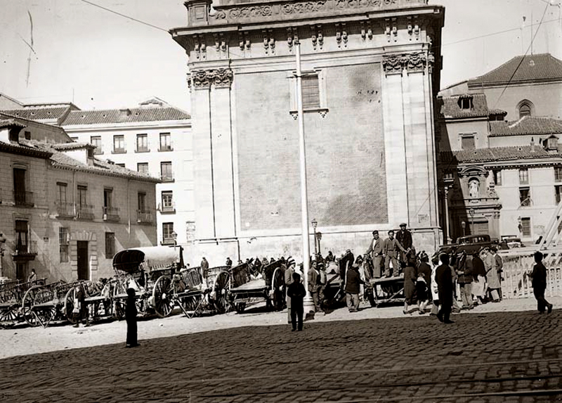 Plaza de Carros en 1930
