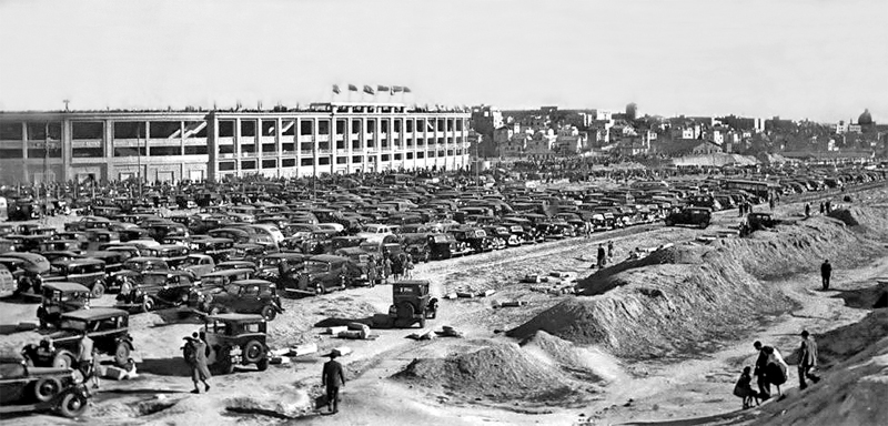 Estadio de Chamartín en 1947