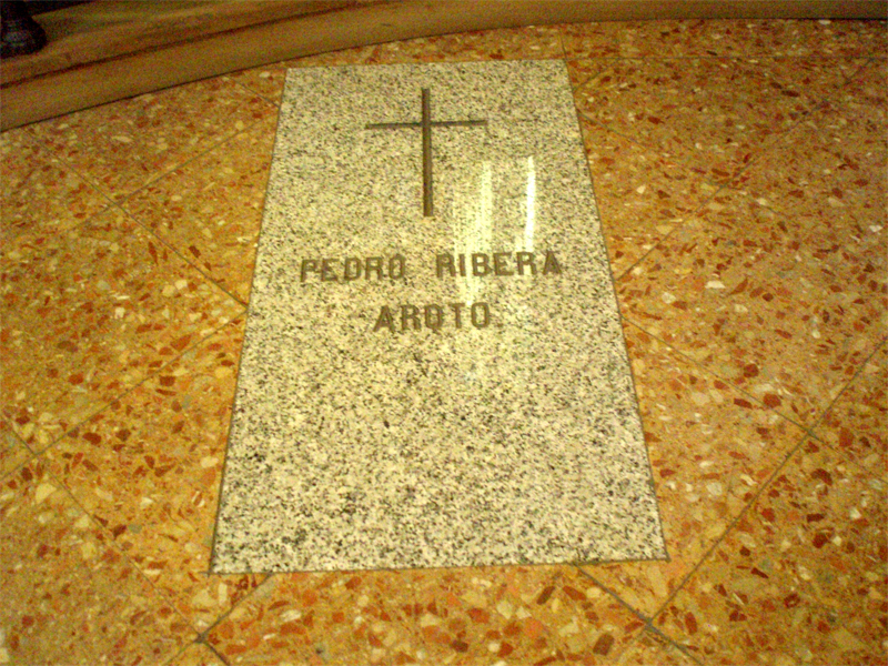 Tumba de Pedro de Ribera