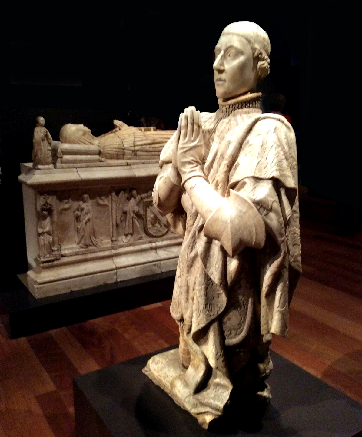 Estatua orante de don Pedro I