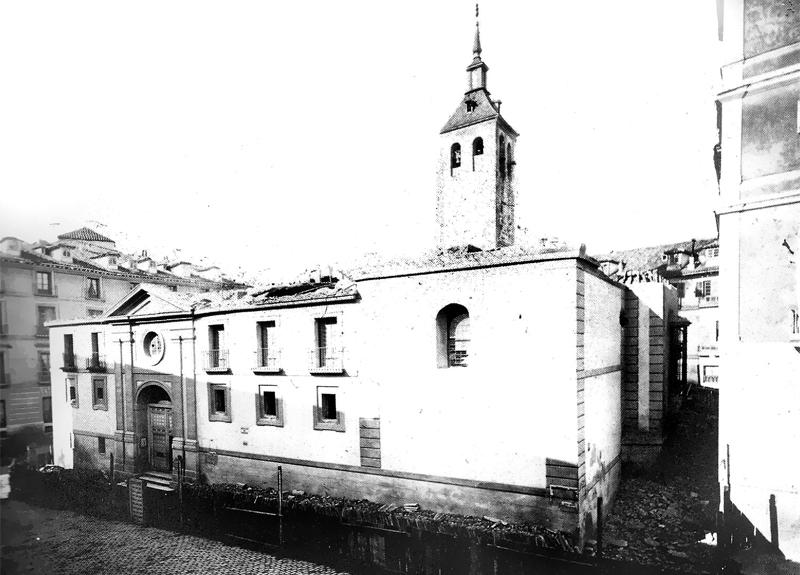 Desaparecida iglesia de Santa María de la Almudena