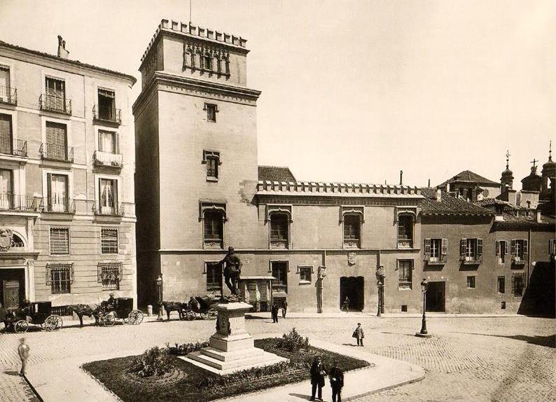 Plaza de la Villa a finales del siglo IXX