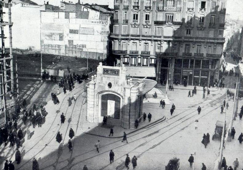 Metro gran Via. 1920