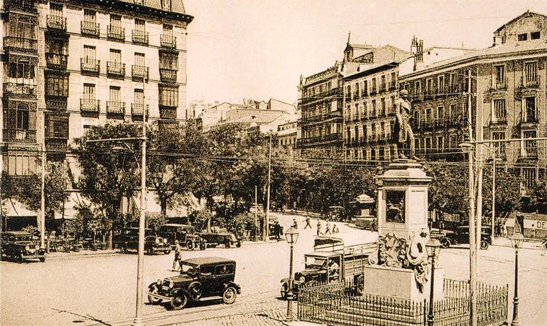 La glorieta de Bilbao en 1920