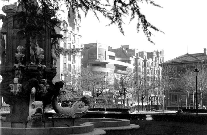 La calle de Barceló en 1960