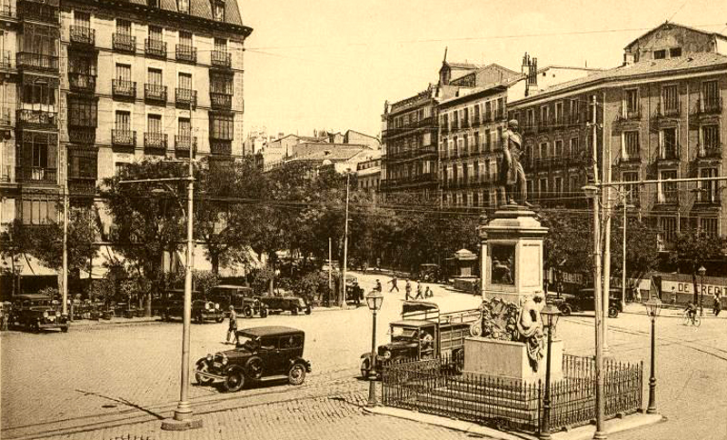Glorieta de Bilbao en 1920