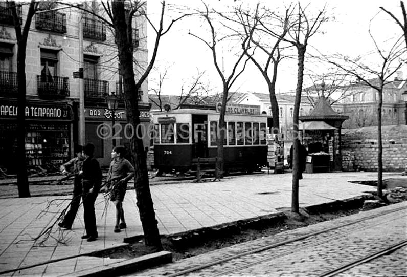 Bulevar de la calle Carranza en 1937
