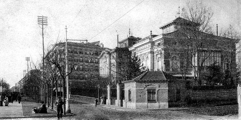 Bulevar de Sagasta a finales del siglo XIX