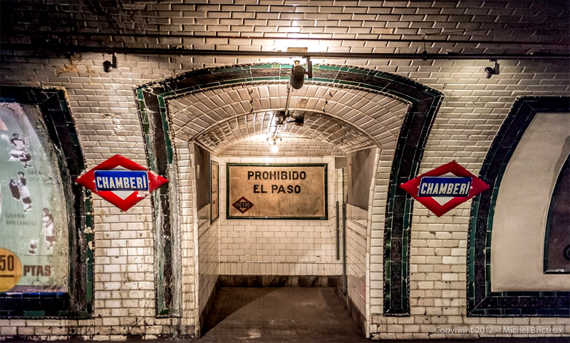 Antigua estación del Metro de Chamberí